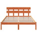 Cadru de pat cu headboard Maro 140 x 200 cm Lemn masiv de pin - WALTI WALTI