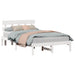 Cadru de pat cu headboard Alb 140 x 190 cm Lemn masiv de pin - WALTI WALTI