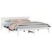 Cadru de pat Alb 200 x 200 cm Lemn masiv de pin - WALTI WALTI
