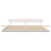 Cadru de pat Alb 200 x 200 cm lemn - WALTI WALTI