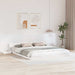 Cadru de pat Alb 180 x 200 cm lemn - WALTI WALTI
