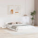 Cadru de pat Alb 150 x 200 cm lemn - WALTI WALTI