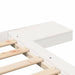 Cadru de pat cu headboard cu depozitare Maro 135 x 190 cm lemn - WALTI WALTI