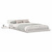 Cadru de pat cu headboard cu depozitare Maro 135 x 190 cm lemn - WALTI WALTI