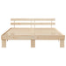 Cadru de pat cu headboard Maro 200 x 200 cm - WALTI WALTI