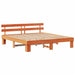 Cadru de pat cu headboard Maro 200 x 200 cm - WALTI WALTI