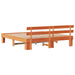 Cadru de pat cu headboard Maro 200 x 200 cm - WALTI WALTI