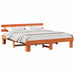 Cadru de pat cu headboard Maro 200 x 200 cm - WALTI WALTI