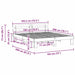 Cadru de pat cu headboard Alb 180 x 200 cm - WALTI WALTI
