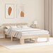 Cadru de pat cu headboard Maro 160 x 200 cm - WALTI WALTI