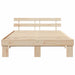 Cadru de pat cu headboard Maro 160 x 200 cm - WALTI WALTI