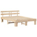 Cadru de pat cu headboard Maro 150 x 200 cm - WALTI WALTI