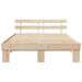 Cadru de pat cu headboard Maro 150 x 200 cm - WALTI WALTI