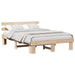 Cadru de pat cu headboard Maro 150 x 200 cm - WALTI WALTI