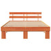 Cadru de pat cu headboard Maro 150 x 200 cm Lemn masiv de pin - WALTI WALTI