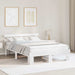 Cadru de pat cu headboard Alb 140 x 200 cm - WALTI WALTI