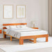 Cadru de pat cu headboard Maro 140 x 200 cm - WALTI WALTI