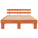 Cadru de pat cu headboard Maro 140 x 200 cm - WALTI WALTI