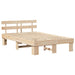 Cadru de pat cu headboard Maro 120 x 200 cm - WALTI WALTI
