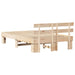 Cadru de pat cu headboard Maro 120 x 200 cm - WALTI WALTI