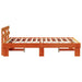 Cadru de pat cu headboard Maro 120 x 200 cm - WALTI WALTI
