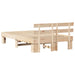 Cadru de pat cu headboard Maro 135 x 190 cm - WALTI WALTI