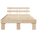 Cadru de pat cu headboard Maro 135 x 190 cm - WALTI WALTI