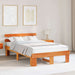Cadru de pat cu headboard Maro 135 x 190 cm - WALTI WALTI