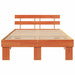 Cadru de pat cu headboard Maro 120 x 190 cm - WALTI WALTI