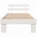Cadru de pat cu headboard Alb 100 x 200 cm - WALTI WALTI