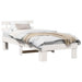 Cadru de pat cu headboard Alb 100 x 200 cm - WALTI WALTI