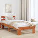 Cadru de pat cu headboard Maro 90 x 190 cm - WALTI WALTI