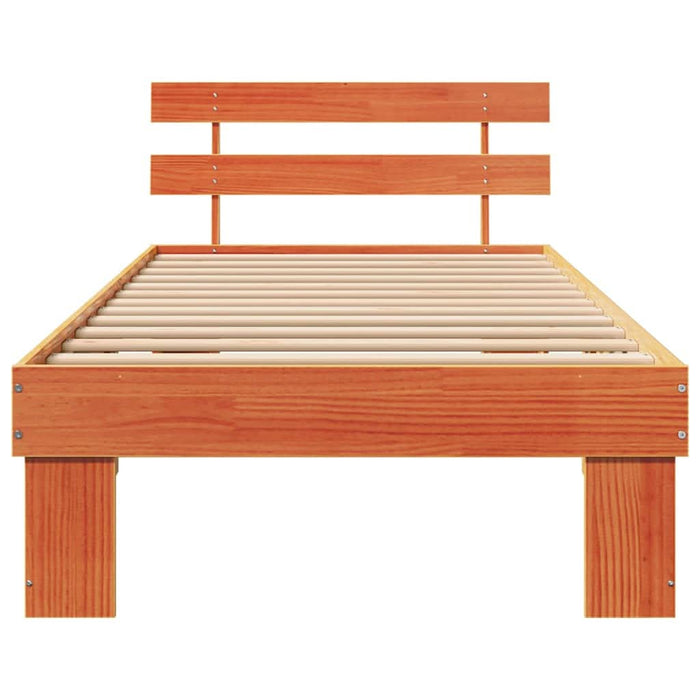 Cadru de pat cu headboard Maro 90 x 190 cm - WALTI WALTI