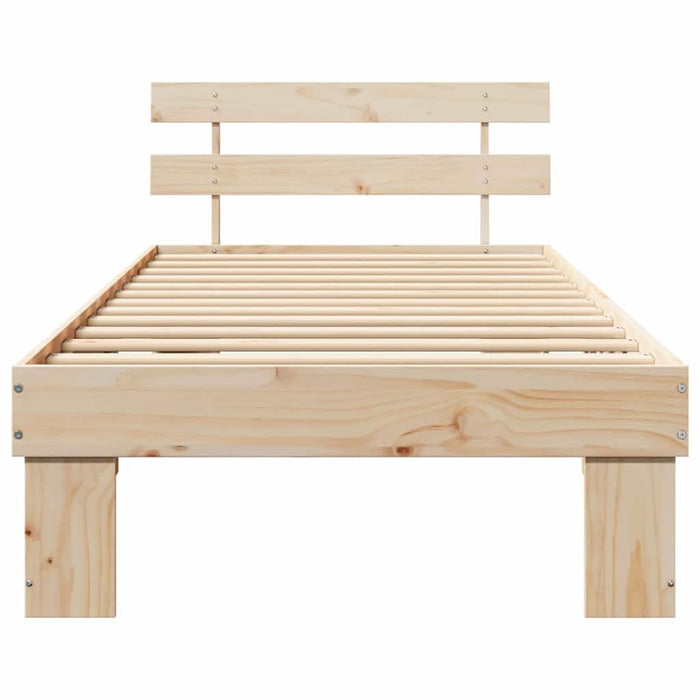 Cadru de pat cu headboard Maro 75 x 190 cm - WALTI WALTI
