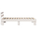 Cadru de pat cu headboard Alb 75 x 190 cm - WALTI WALTI