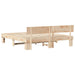 Cadru de pat natural 180 x 200 cm Lemn de pin masiv - WALTI WALTI