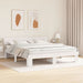 Cadru de pat cu headboard Alb 180 x 200 cm Lemn de pin masiv - WALTI WALTI