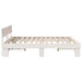 Cadru de pat cu headboard Alb 180 x 200 cm Lemn de pin masiv - WALTI WALTI