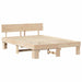 Cadru de pat natural 160 x 200 cm Lemn de pin masiv - WALTI WALTI