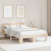 Cadru de pat natural 140 x 200 cm Lemn de pin masiv - WALTI WALTI