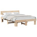 Cadru de pat natural 140 x 200 cm Lemn de pin masiv - WALTI WALTI