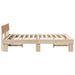 Cadru de pat natural 140 x 200 cm Lemn de pin masiv - WALTI WALTI