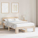 Cadru de pat natural 120 x 200 cm Lemn de pin masiv - WALTI WALTI