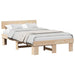 Cadru de pat natural 120 x 200 cm Lemn de pin masiv - WALTI WALTI