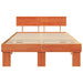Cadru de pat Maroniu cerat 140 x 190 cm Lemn de pin masiv - WALTI WALTI