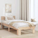 Cadru de pat natural 100 x 200 cm Lemn de pin masiv - WALTI WALTI