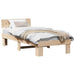 Cadru de pat natural 100 x 200 cm Lemn de pin masiv - WALTI WALTI