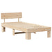 Cadru de pat natural 100 x 200 cm Lemn de pin masiv - WALTI WALTI
