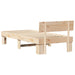 Cadru de pat natural 100 x 200 cm Lemn de pin masiv - WALTI WALTI