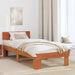 Cadru de pat Maroniu cerat 75 x 190 cm Lemn de pin masiv - WALTI WALTI